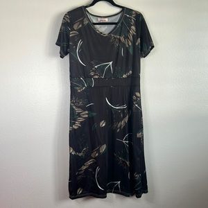 NWOT Amazon Coverup Swim Dress Semi Sheer sz L